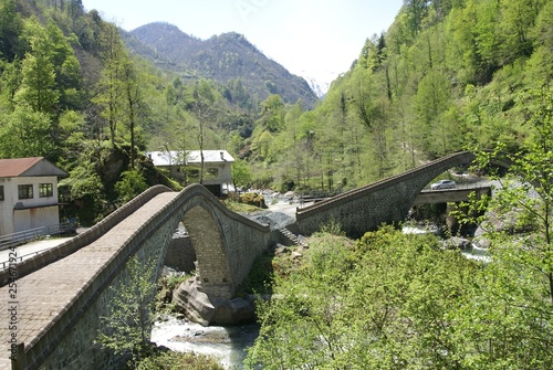 twin bridge in artvin province.arhavi turkey photo