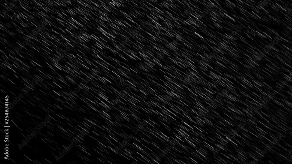 Rain with Strong Wind Overlay Loops. Wide Camera Angle. Heavy and Light Versions. Looping Rainfall Overlay Effects for Video Footage.
