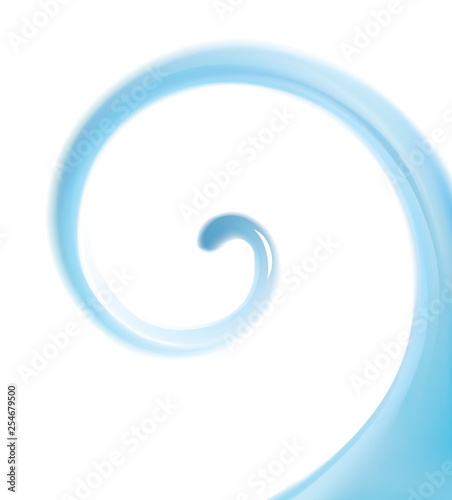 Vector background of blue swirling water texture © Marina