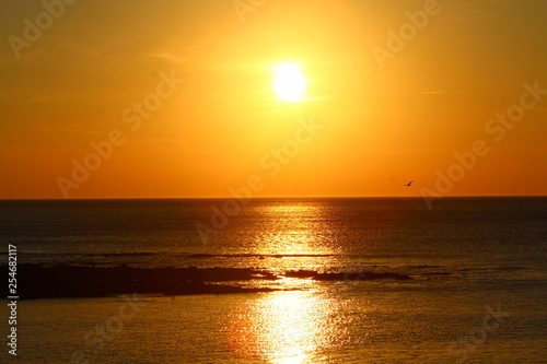 sunset on the sea © Dan