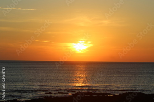 sunset over the sea © Dan