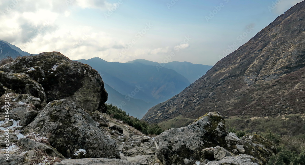 Obraz premium 2018 Himalayas, Nepal.