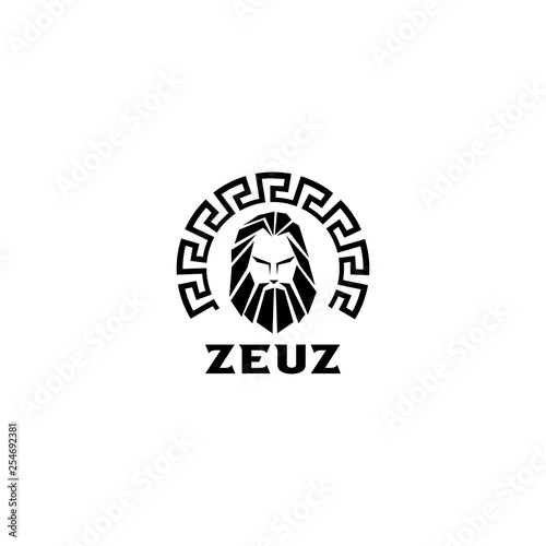 Fotografie zeus logo concept
