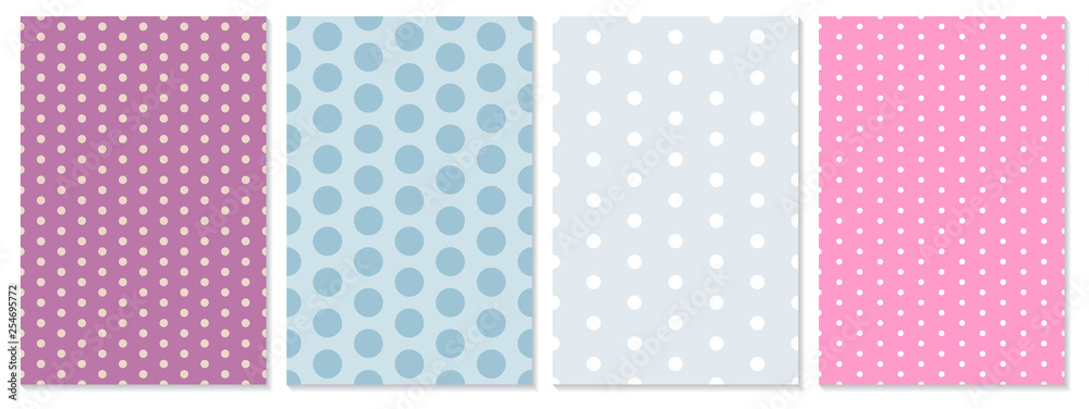 Polka dot pattern vector. Baby background. Polka dot pattern vector. Baby background.