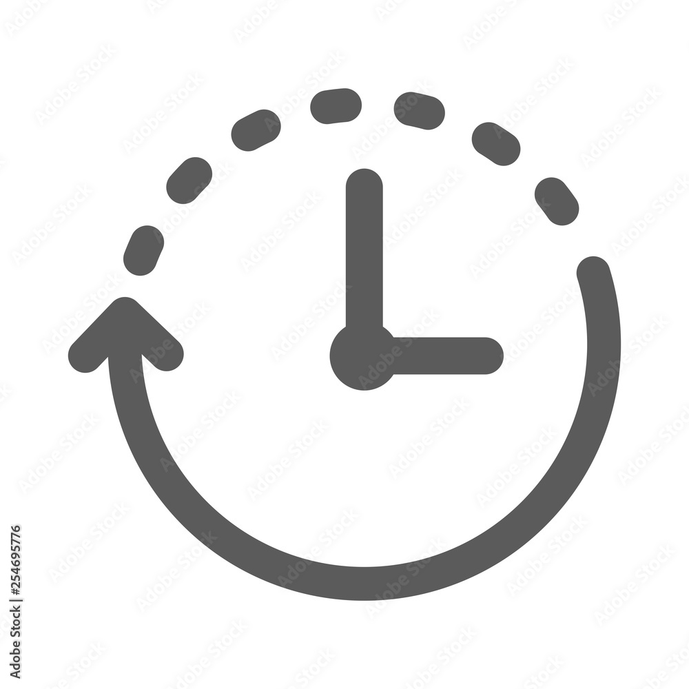 Time icon, Clock icon vector - Vector Time icon, Clock icon vector - Vector