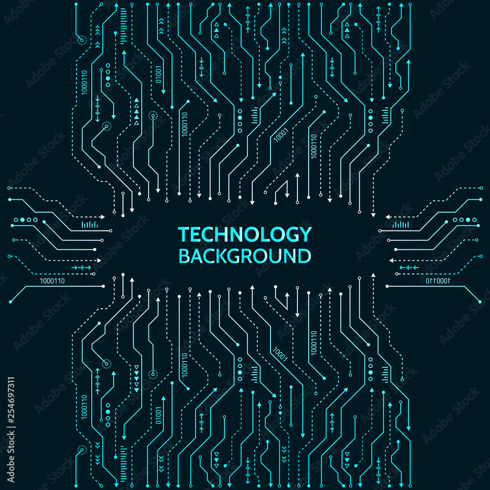 Circuit board vector illustration Circuit board vector illustration