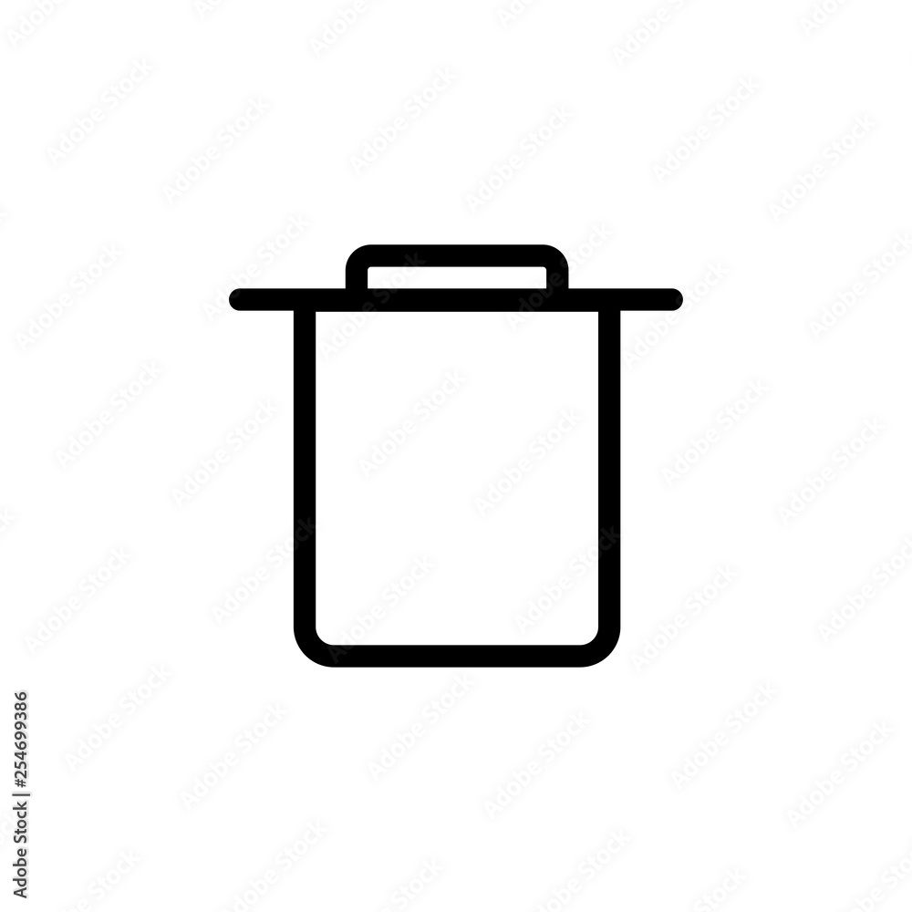 Delete icon. Trash sign Delete icon. Trash sign