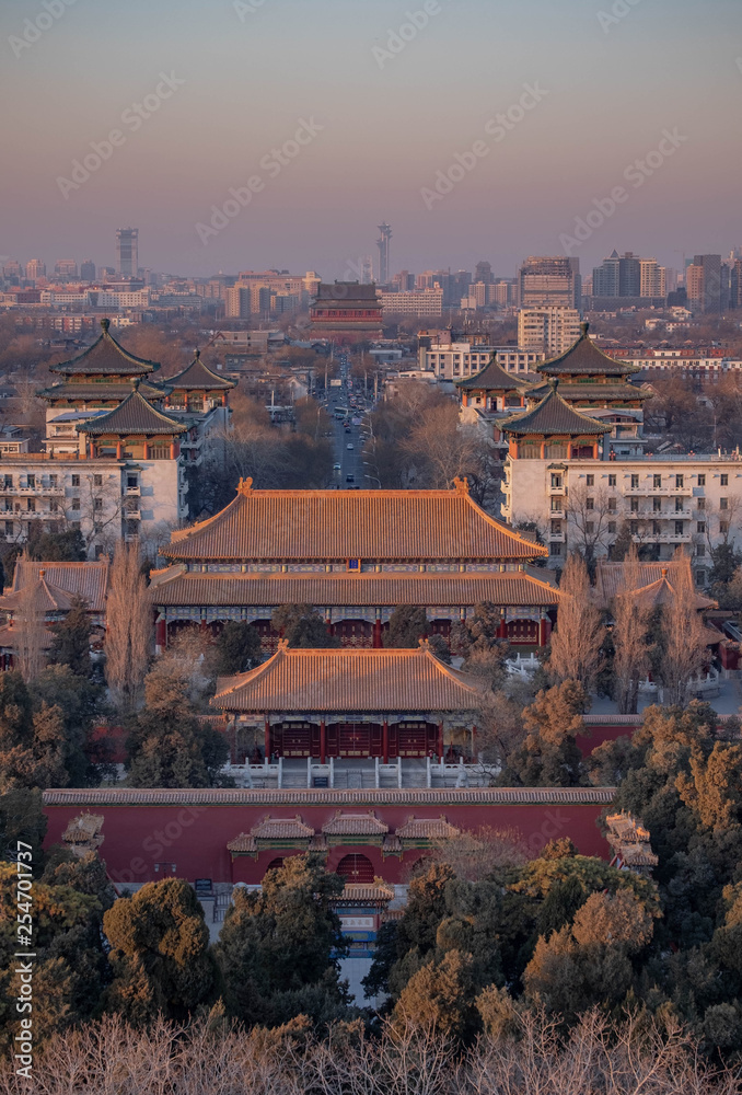 The Forbidden palace at the Beijing City, China.