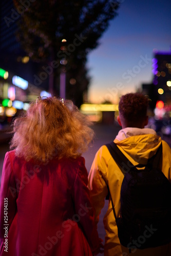 couple going into the sunset