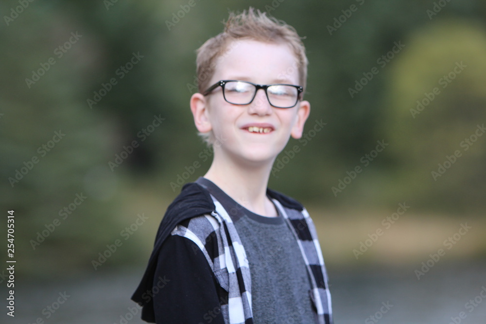 portrait of young man in glasses portrait of young man in glasses