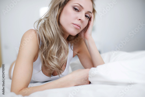 Woman in bed 