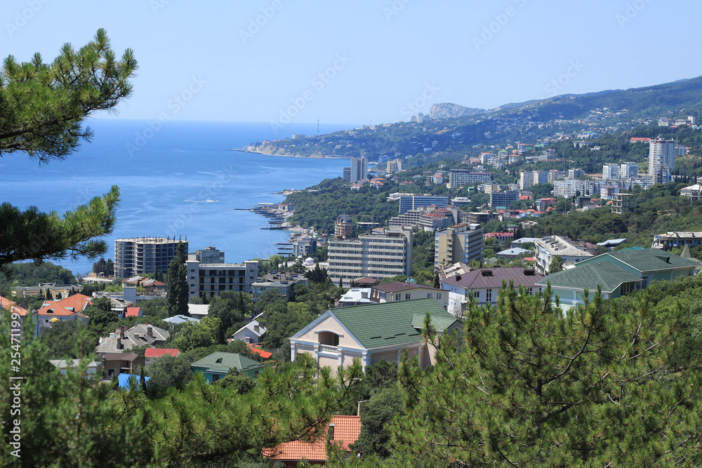 Obraz premium beautiful scenery mountain and sea