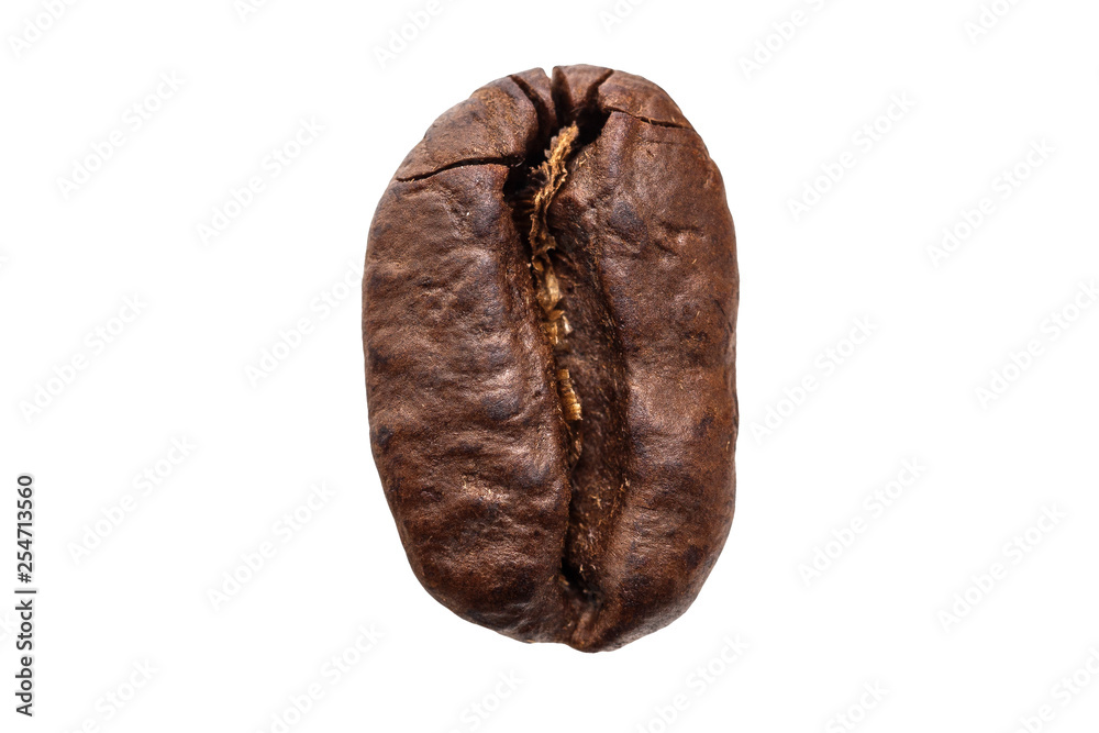 Naklejka premium Coffee bean isolated on white background
