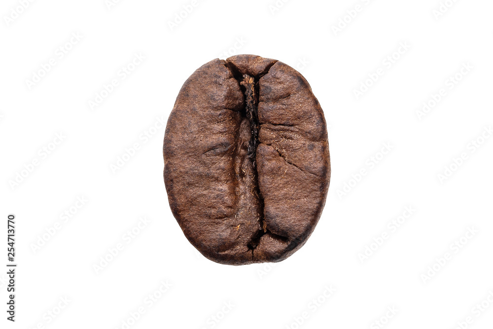 Naklejka premium Coffee bean isolated on white background