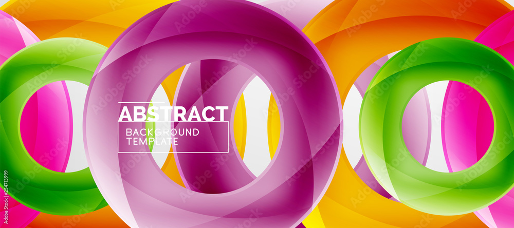 Vector rings abstract background Vector rings abstract background