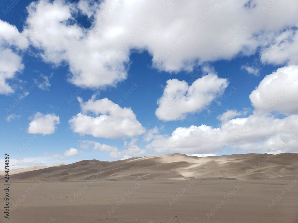 Sand Dunes and Clouds