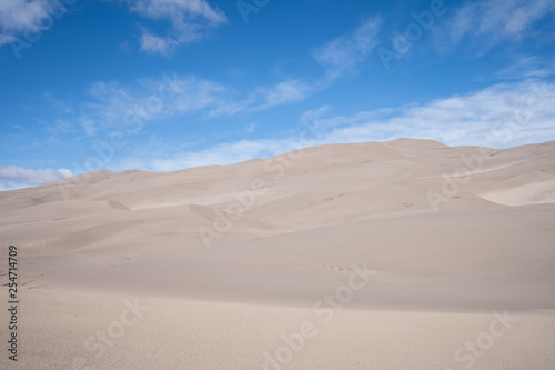 Sand Dunes and Clouds