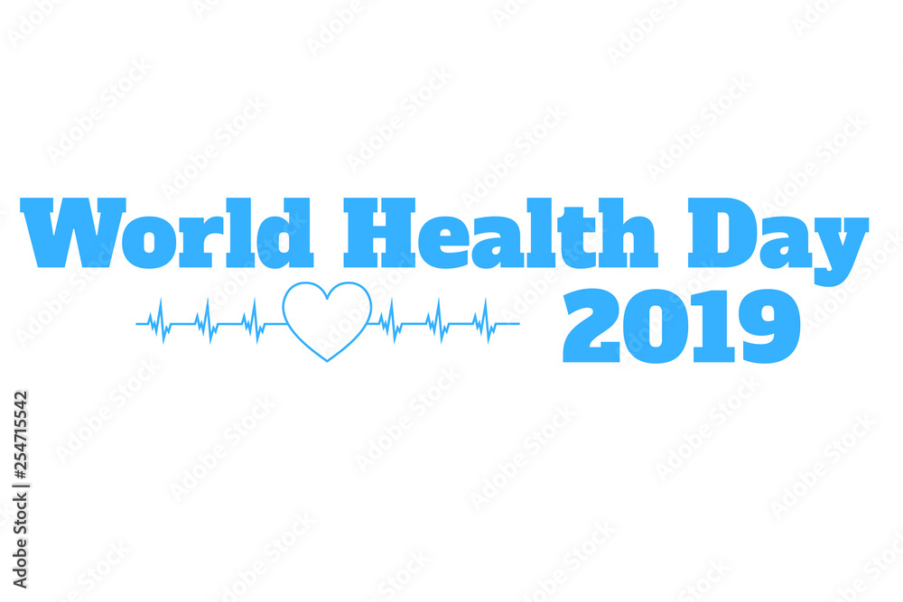 World Health Day (Universal health coverage) concept text logo design template. Design for banner, presentation, background, poster. Editable vector EPS 10 illustration. World Health Day (Universal health coverage) concept text logo design template. Design for banner, presentation, background, poster. Editable vector EPS 10 illustration.