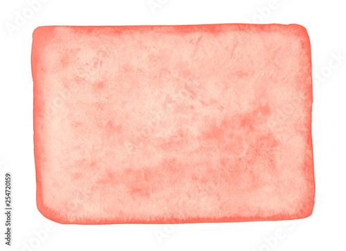 Set of light pink watercolor elements.