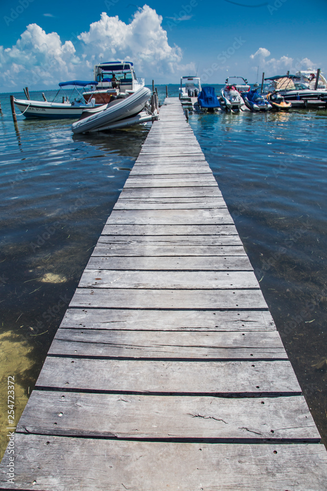 Fototapeta premium muelle de cancun