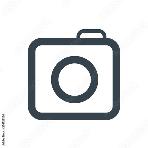 Photo icon. Gallery attachment sign