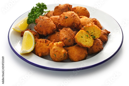 homemade hush puppies, southern food, deep fried cornbread balls