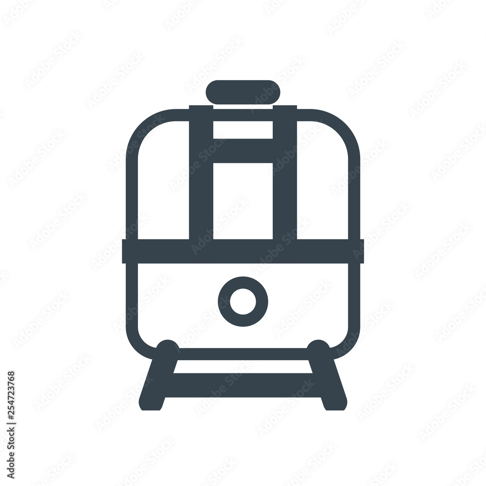Fototapeta premium Train icon. Public transport sign