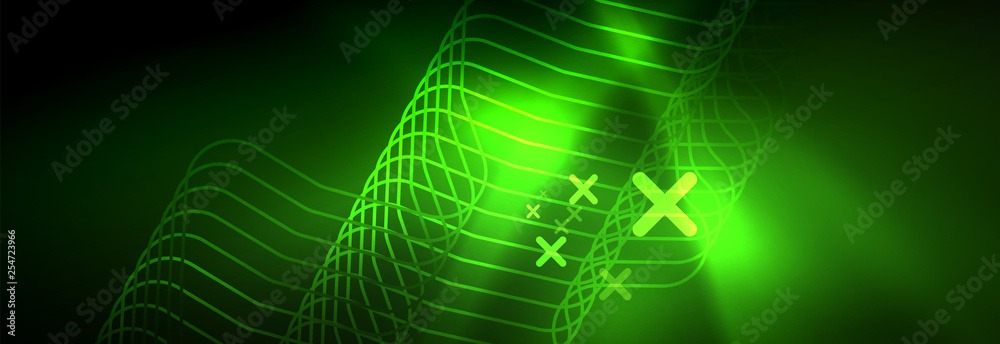 Shiny neon lights background, techno design, modern wallpaper for your project Shiny neon lights background, techno design, modern wallpaper for your project