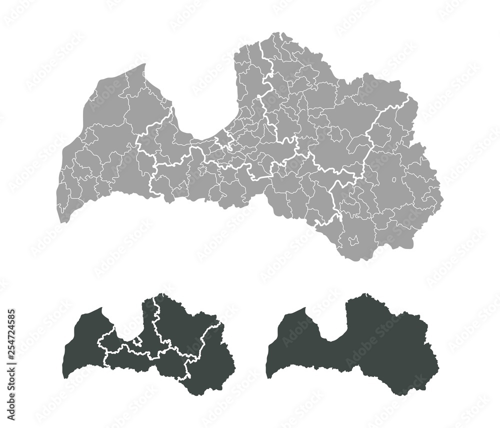 Map of Latvia