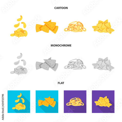 Isolated object of Oktoberfest and bar symbol. Set of Oktoberfest and cooking stock symbol for web.