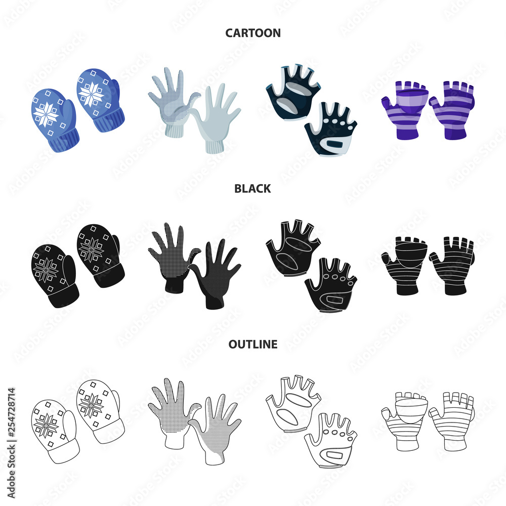 Fototapeta premium Vector illustration of silhouette and safety sign. Set of silhouette and comfort stock vector illustration.