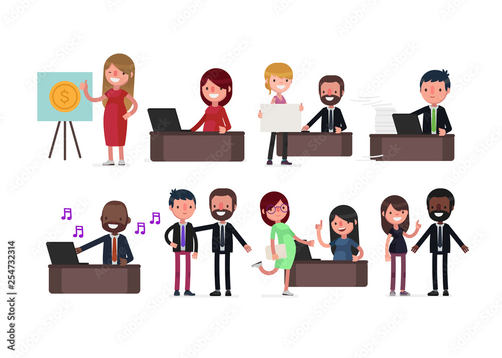 Business people vector illustrator