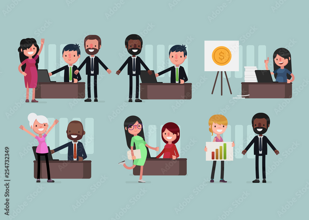 Business people vector illustrator