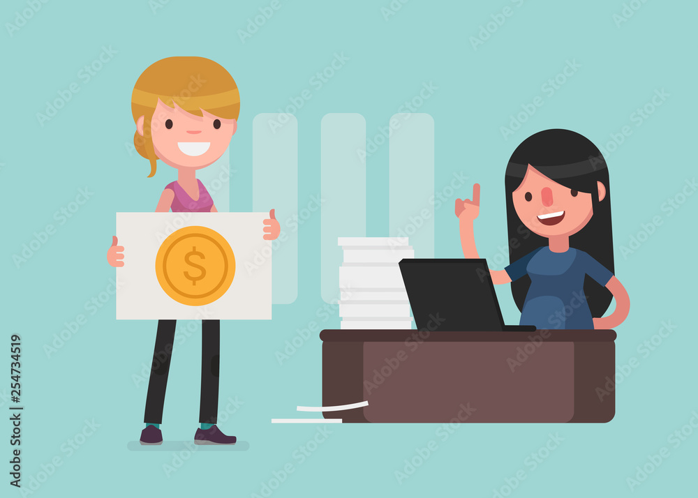 Business people vector illustrator Business people vector illustrator