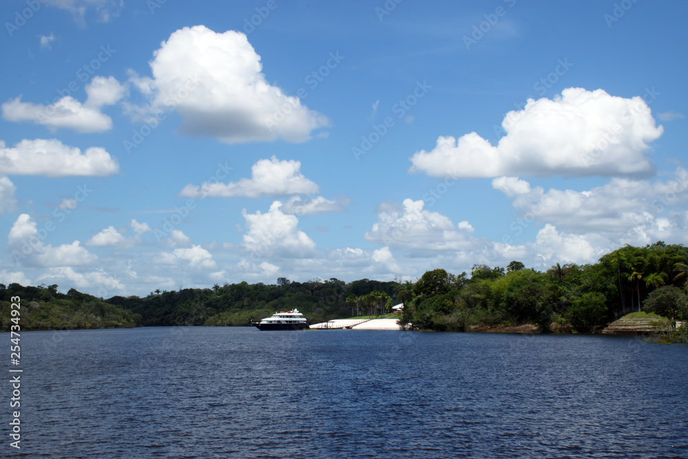 Manaus, Amazonas, Brazil. Rio Negro river and its beauties that enchant to all visitors. Amazonia, the living nature. Manaus, Amazonas, Brazil. Rio Negro river and its beauties that enchant to all visitors. Amazonia, the living nature.