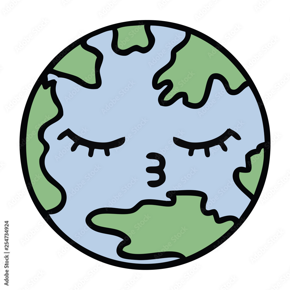 cute cartoon planet earth cute cartoon planet earth