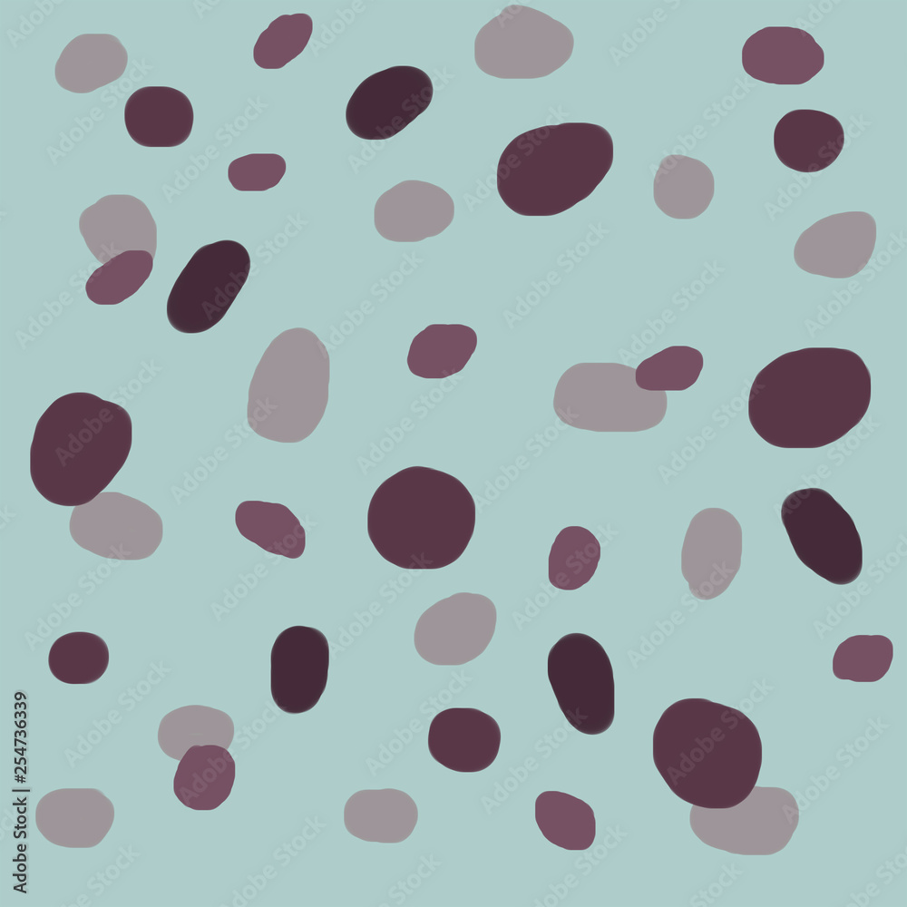 Abstract background with brown spots and circles