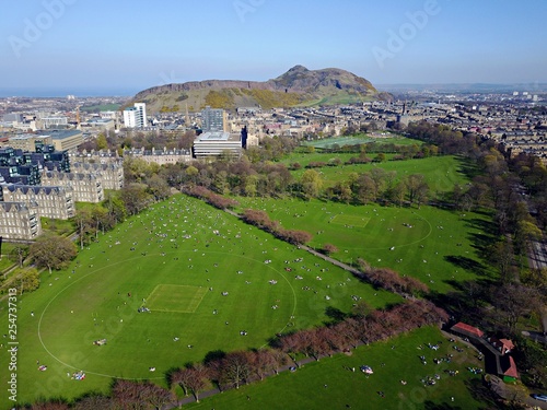 Fotografia, Obraz Edinburgh Meadows - Aerial