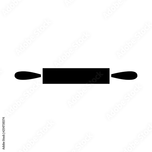 flat symbol rolling pin