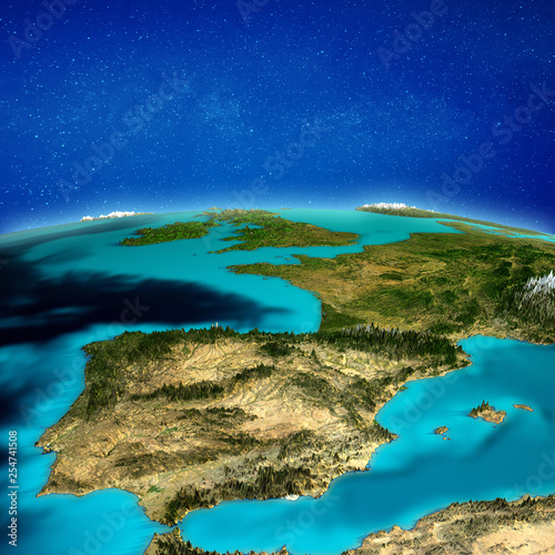 Spain space background