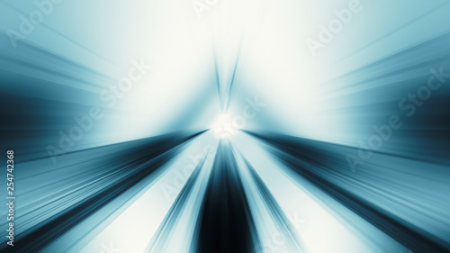 Blue glow. Shine colors. Blur lines. Transparent glass. Abstract