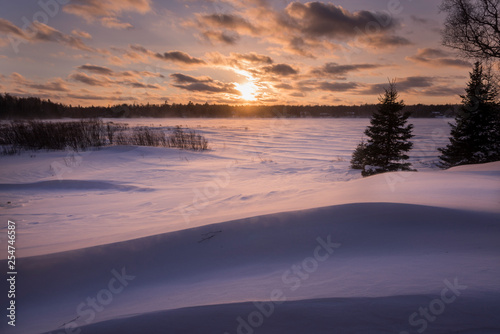 Heavy Snow Sunset © Schieve Photo