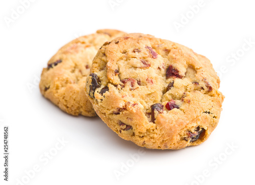 Sweet cookies with raisins.