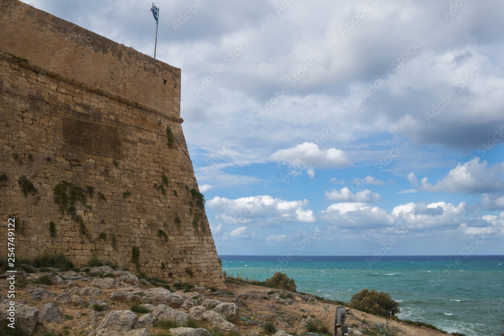 Fortress in Rethymno, Crete, Greece Fortress in Rethymno, Crete, Greece