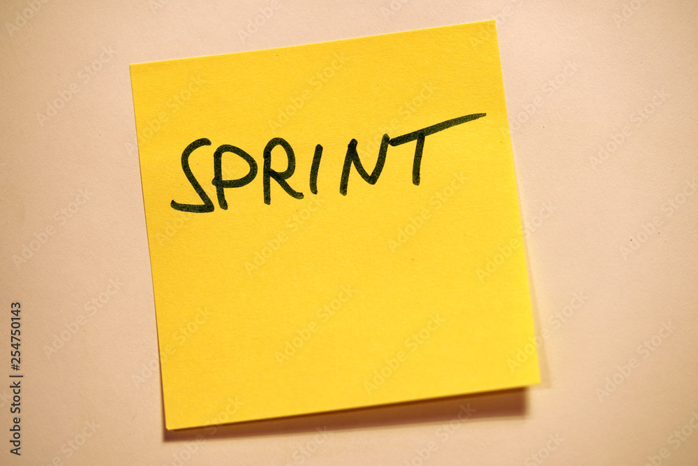 Scrum Agile Klebezettel Sprint Scrum Agile Klebezettel Sprint