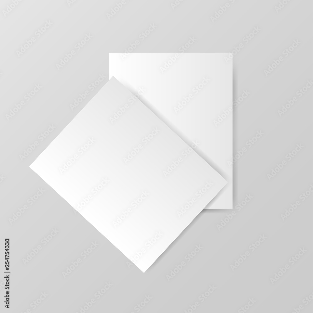 Papers mockup template Vector. Papers mockup template Vector.