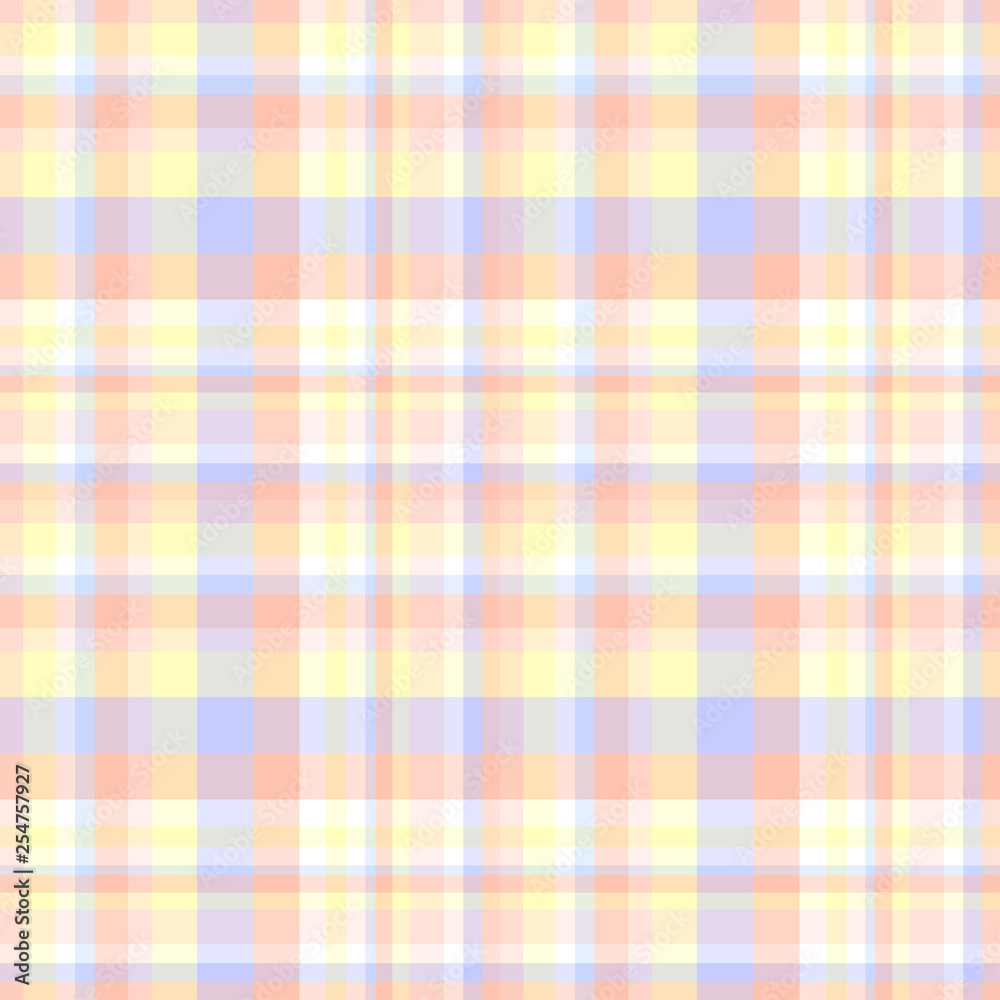 Checkered pattern. Seamless abstract texture with many lines. Geometric colorful wallpaper with stripes. Print for flyers, shirts and textiles. Doodle for design