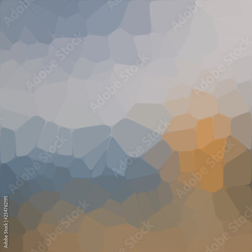 Abstract background with gradient abstract shapes in blue, grey and yellow colors. Nature or rain theme. Vector illustration EPS10.