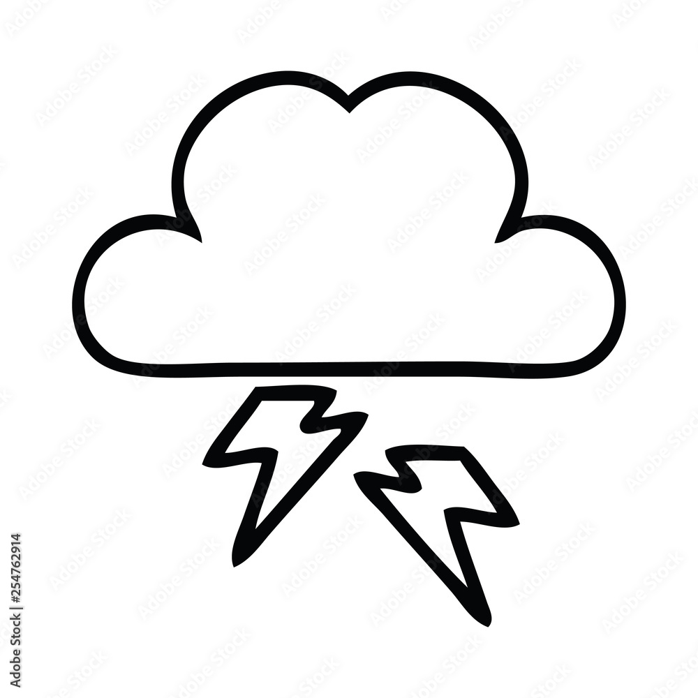 line drawing cartoon storm cloud line drawing cartoon storm cloud