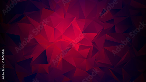 Dark Maroon Red Low Poly Trendy Backdrop
